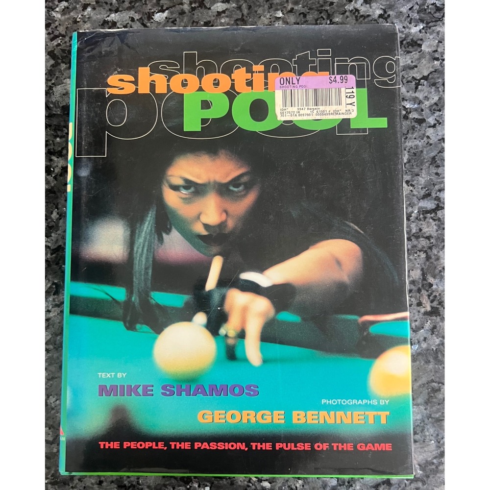 Shooting Pool Mike Shamos George Bennett Billiards Photography Hardcover Book